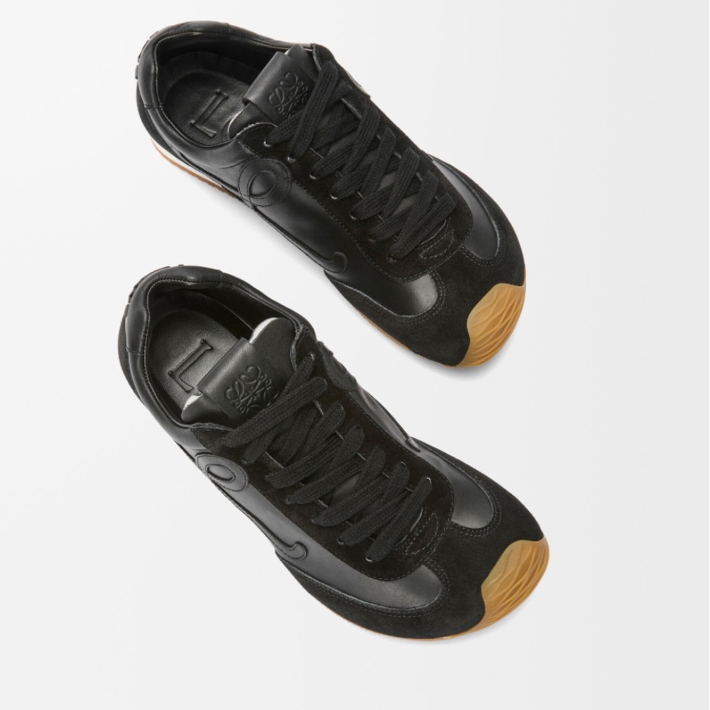 LOEWE - Womens Ballet Runner 2.0 in Black Calfskin Leather 2025 - MSRP $990 NWT - Picture 8 of 9